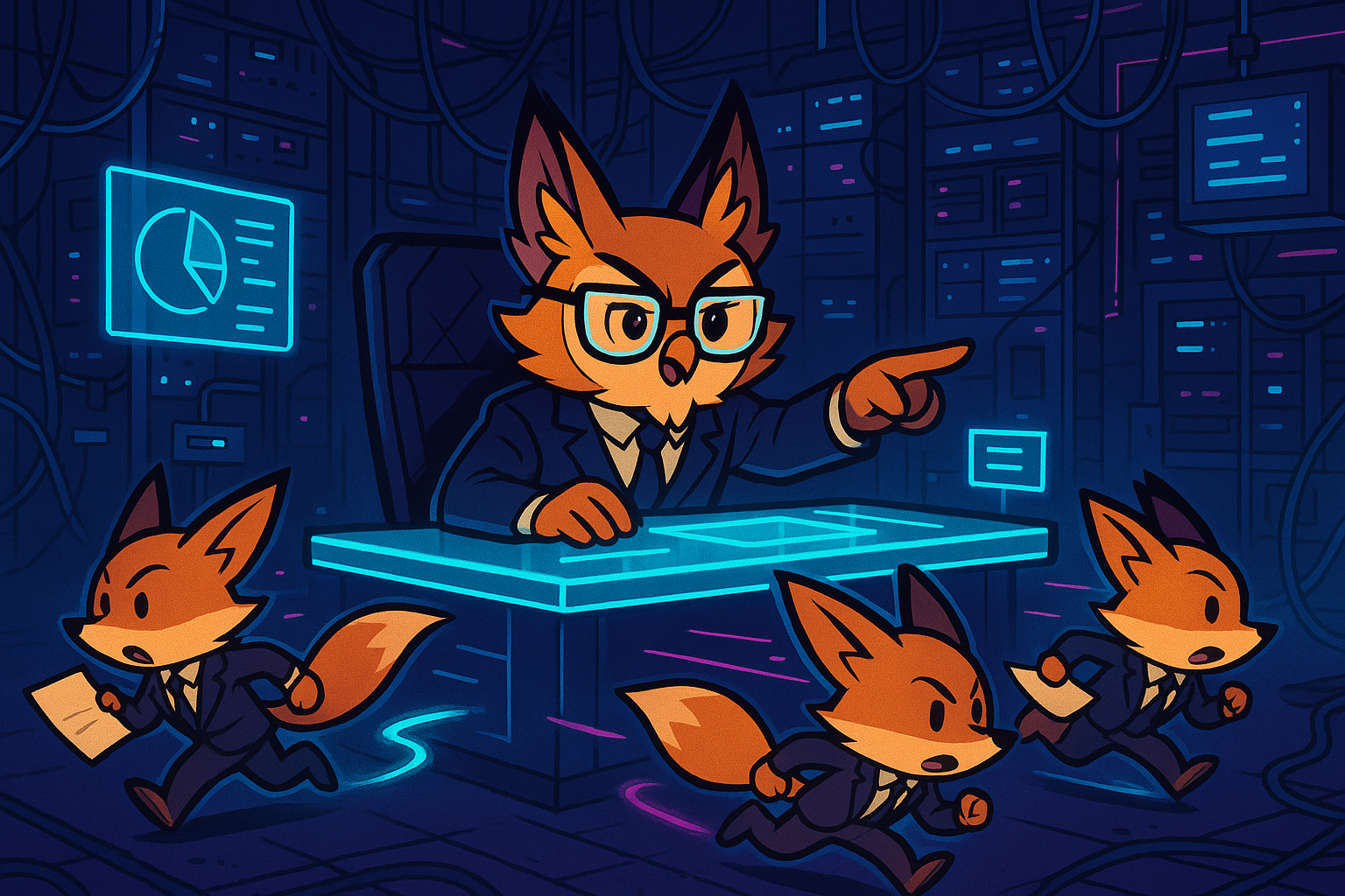 КІТТ делегує роботу помічникам